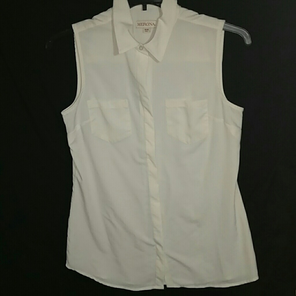 Button Down Business Casual Blouse
